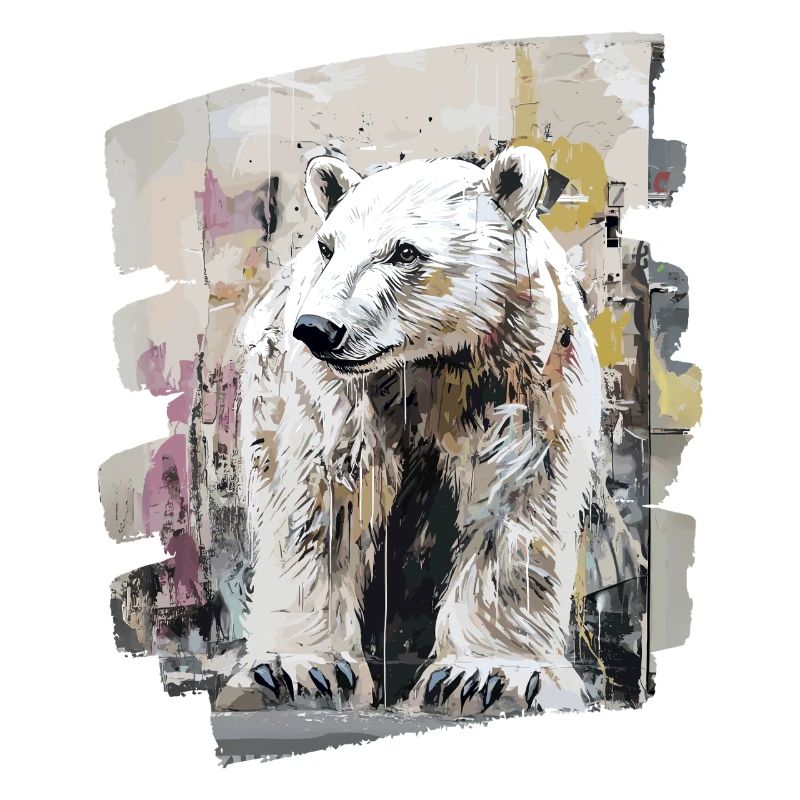 Polar Bear Graffiti Sprayer