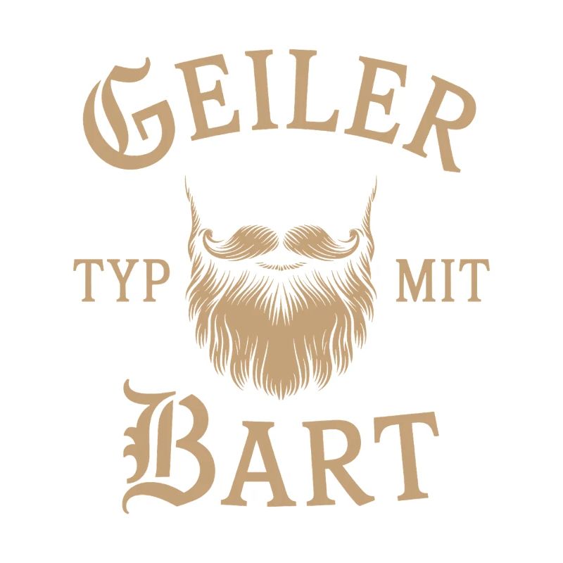 Geiler Typ Mit Bart Bartträger Barbier Vollbart