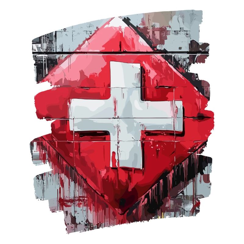 Schweizer Flagge Schweiz