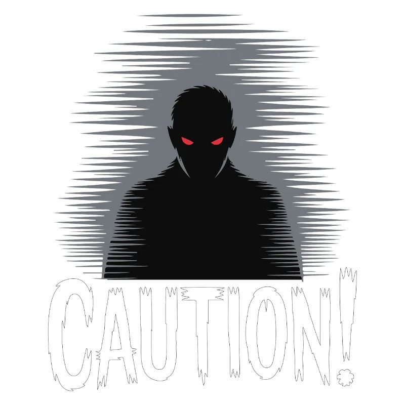 Graphique d'avertissement Dark Shadow