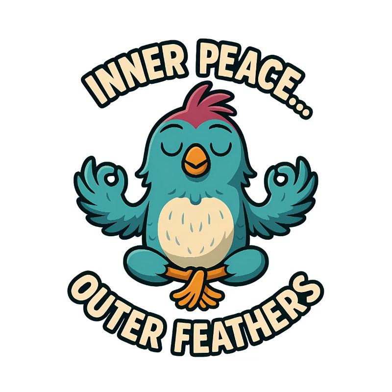 Inner Peace Outer Feather Design