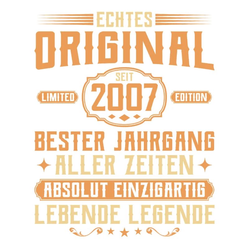 Genuine original since 2007 - 18th birthday