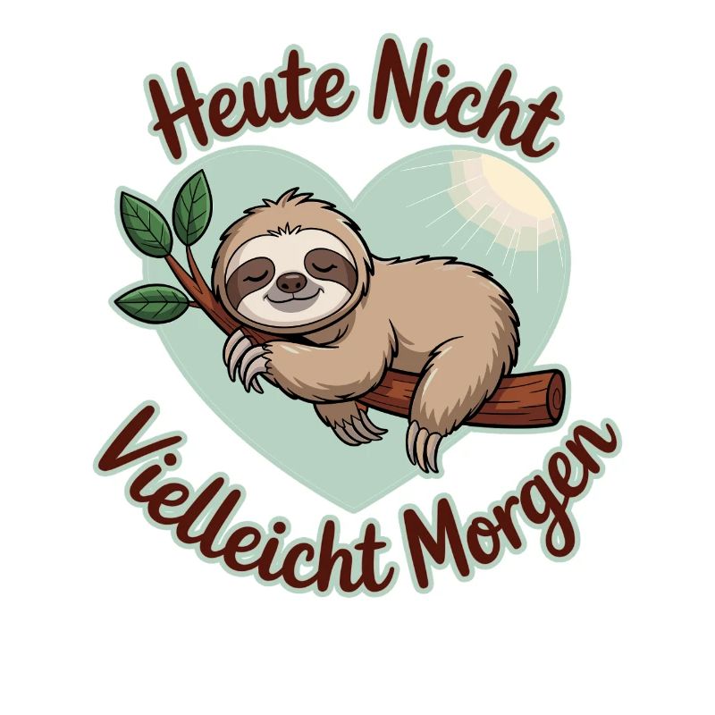 Not today maybe tomorrow sloth heart