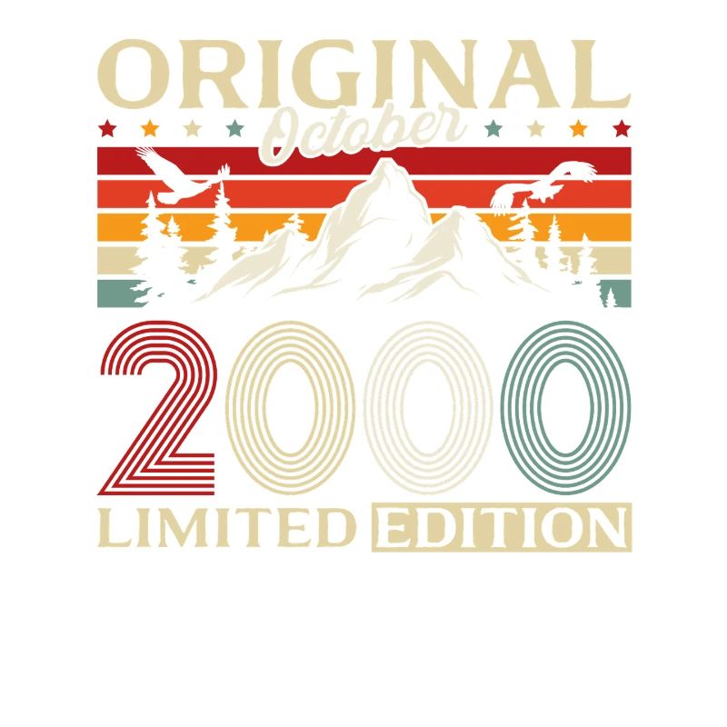 25th Birthday Original October Year 2000