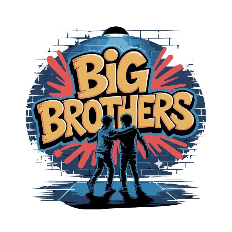 Duo de graffitis Big Brothers