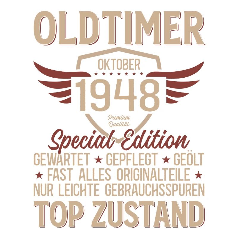 77. Geburtstag Geschenk Oldtimer Oktober 1948