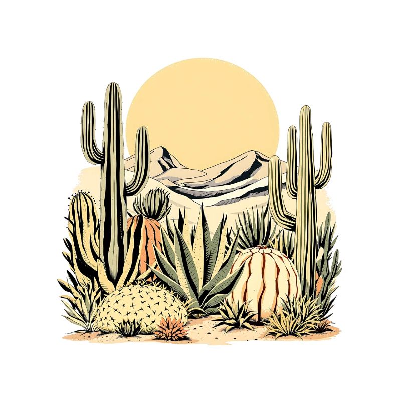 Cactus Boho Nature