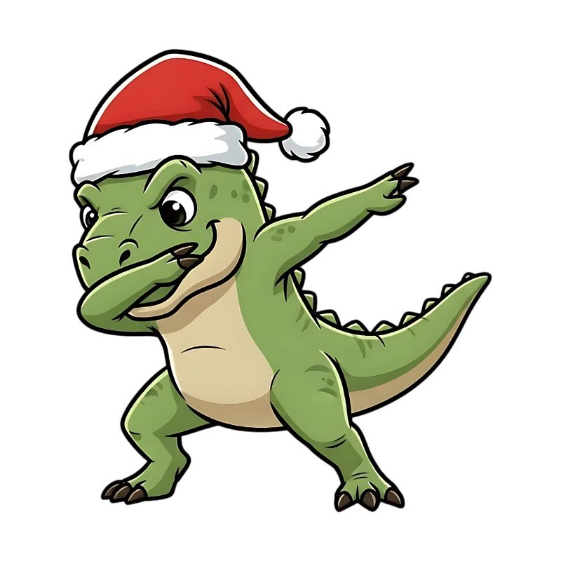Dab T-Rex de Noël