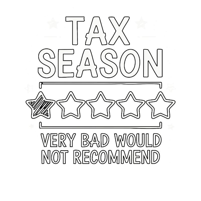 Saison des impôts - Conception de la note 1 étoile