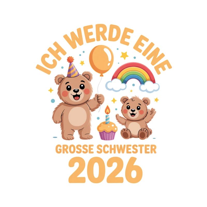 Ich werde eine grosse Schwester 2026 Bär