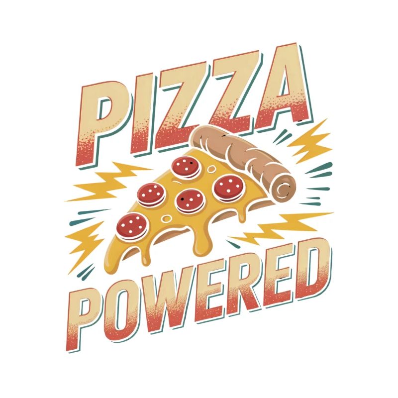 Pizza Powered - Retro Pizza
