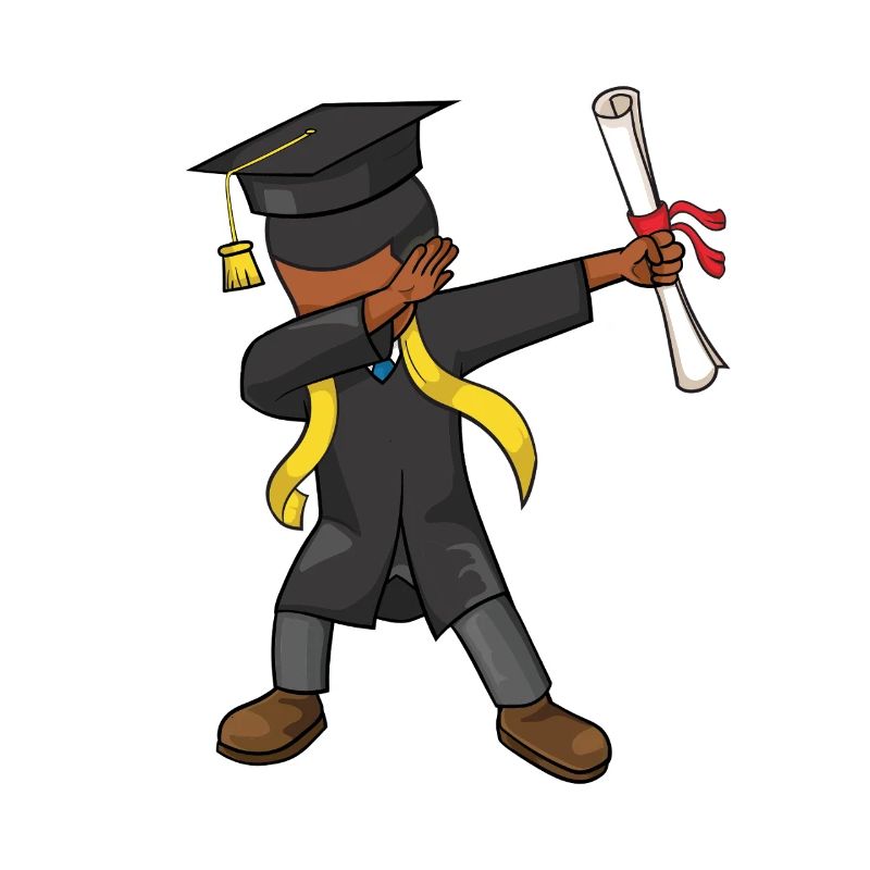 Dabbing Graduate College High School Class 2026