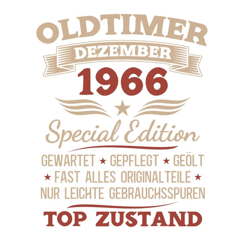 61. Geburtstag Geschenk Oldtimer Dezember 1966