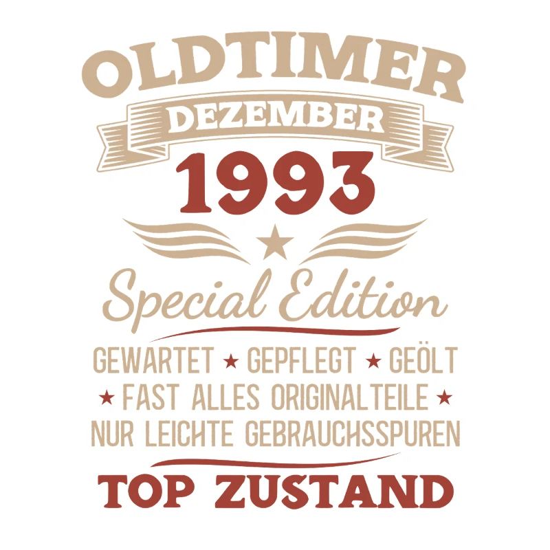 32. Geburtstag Geschenk Oldtimer Dezember 1993