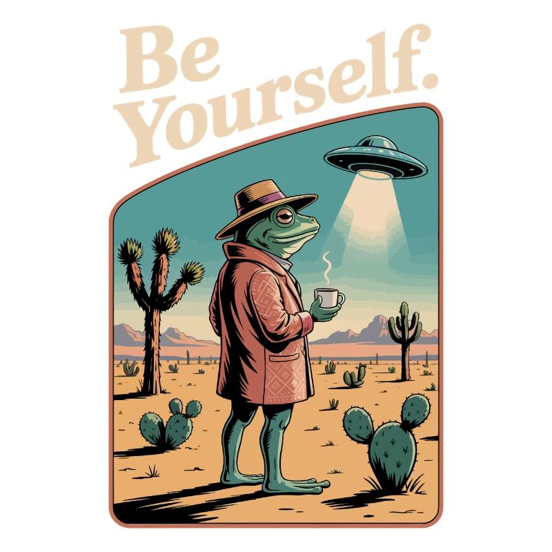 Be Yourself Cool Toad 