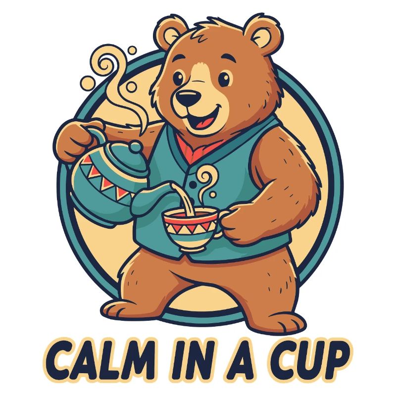 Calm in a Cup: Bear Tea Vibes