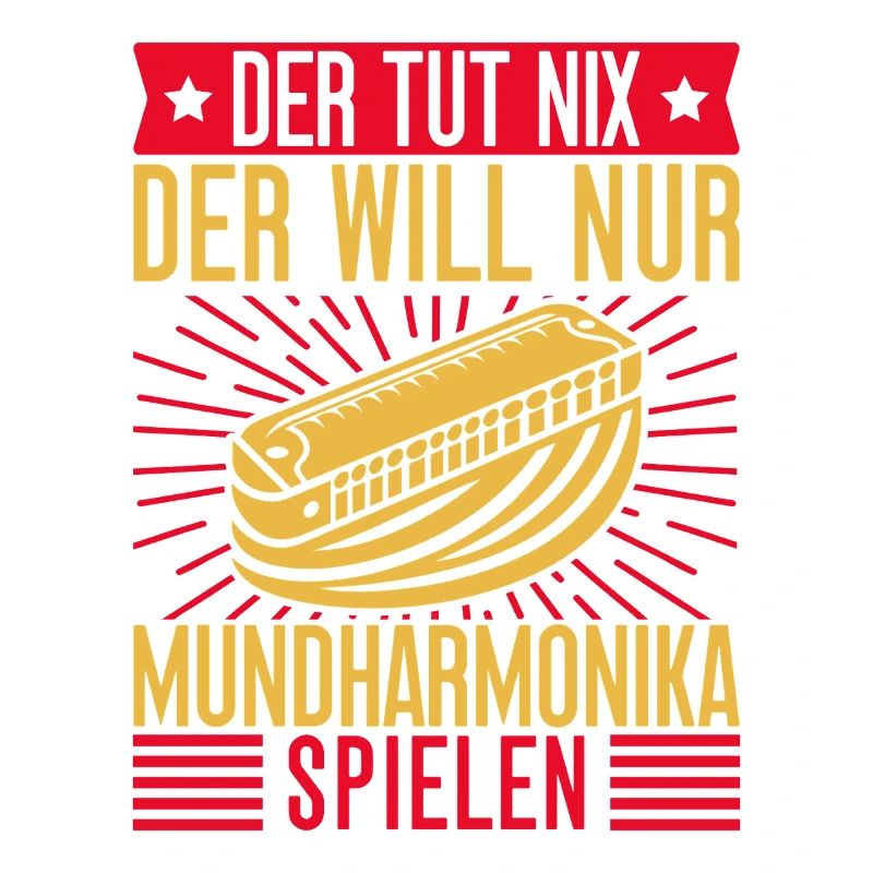 Funny harmonica player who doesn't want anything