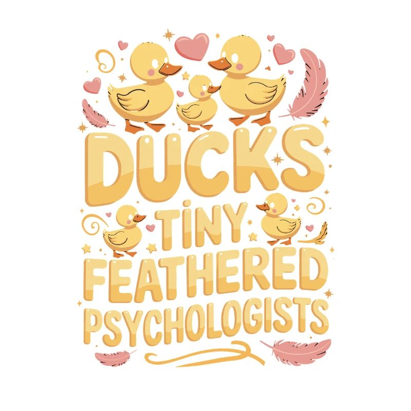 Ducks Tiny Feathered Psychologists Funny Ducks