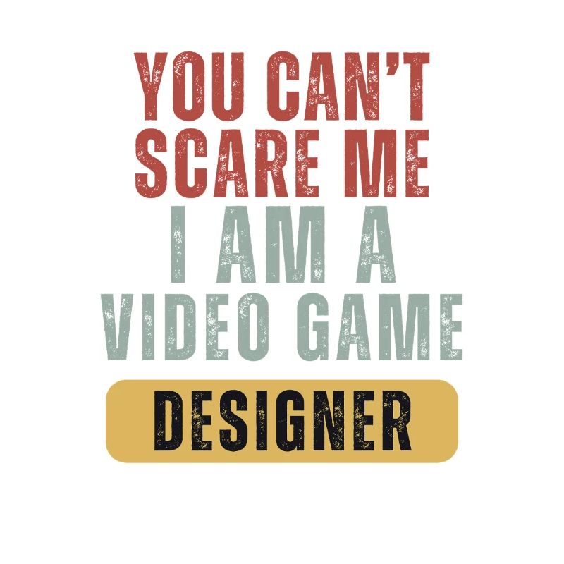 Du kannst mir keine Angst machen. Ich bin Videospieldesigner.