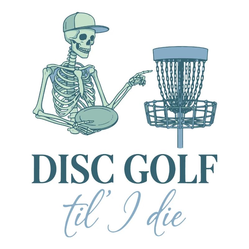 Disc Golf jusqu’à la mort Disc Golfer Drôle Disc Disc Flying Disc