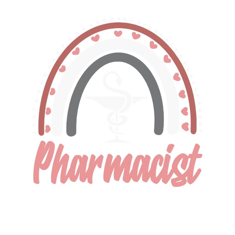 Boho Rainbow Pharmacist Pharmacy Technician