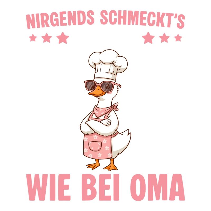 Oma Gans Köchin Muttertag