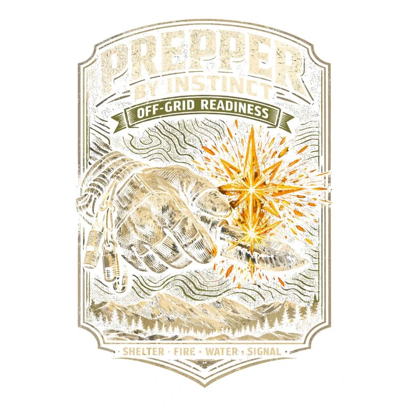 Abri survivaliste Prepper Eau de feu
