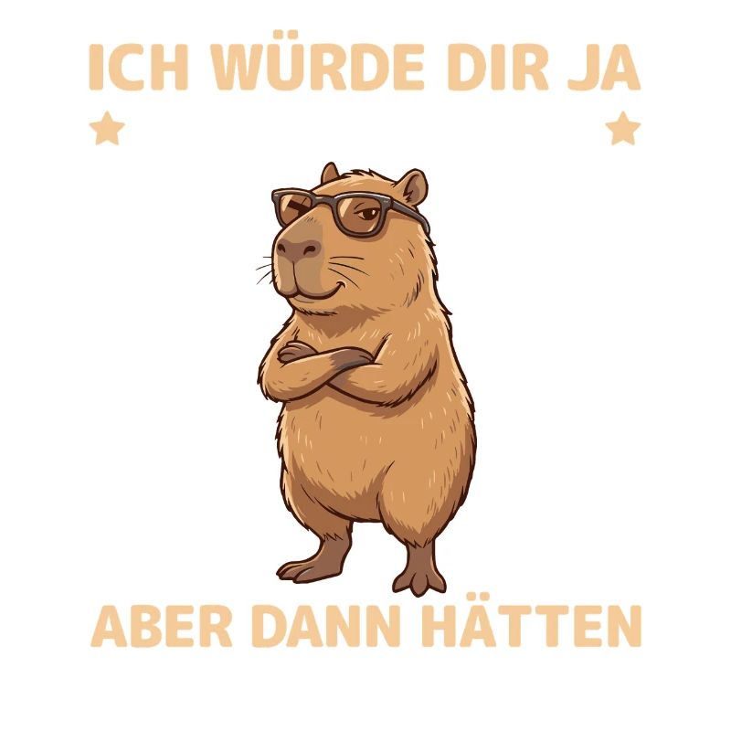 Capybara saying: Then we would both be wrong