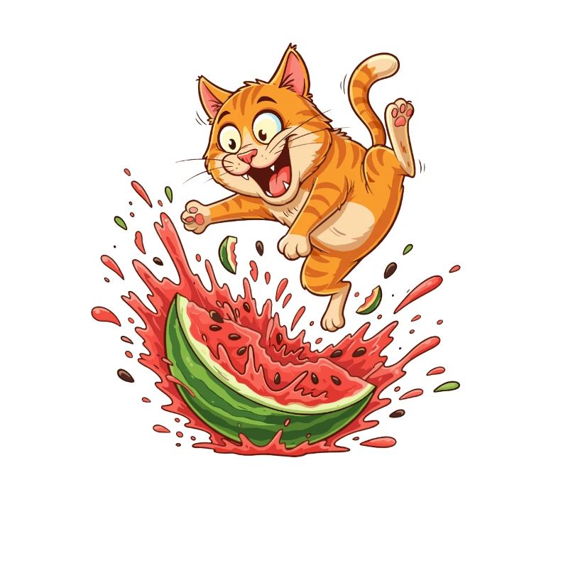 Fritzers de pastèque d’été Chats