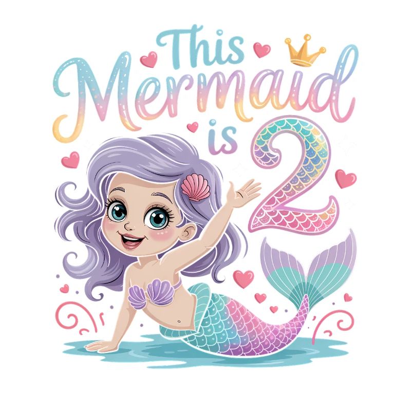 Sirène 2e anniversaire 2 ans