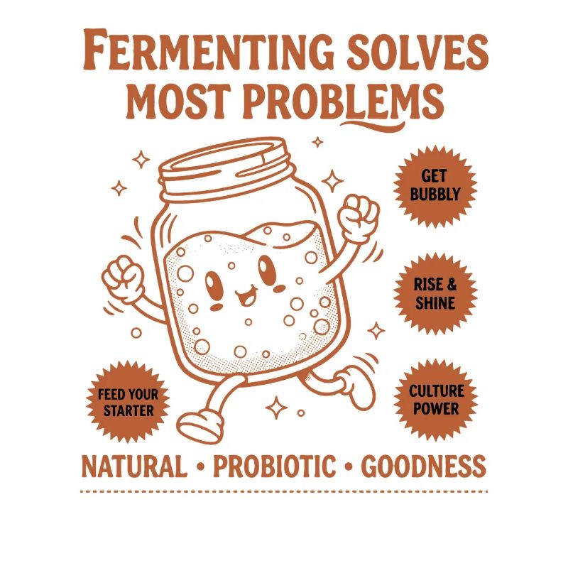 Sourdough Bread Baking Fermenting Solves Most