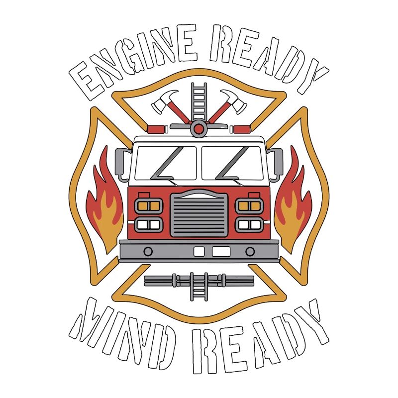 Fire Engineer Engine Ready Mind Ready Firefighting