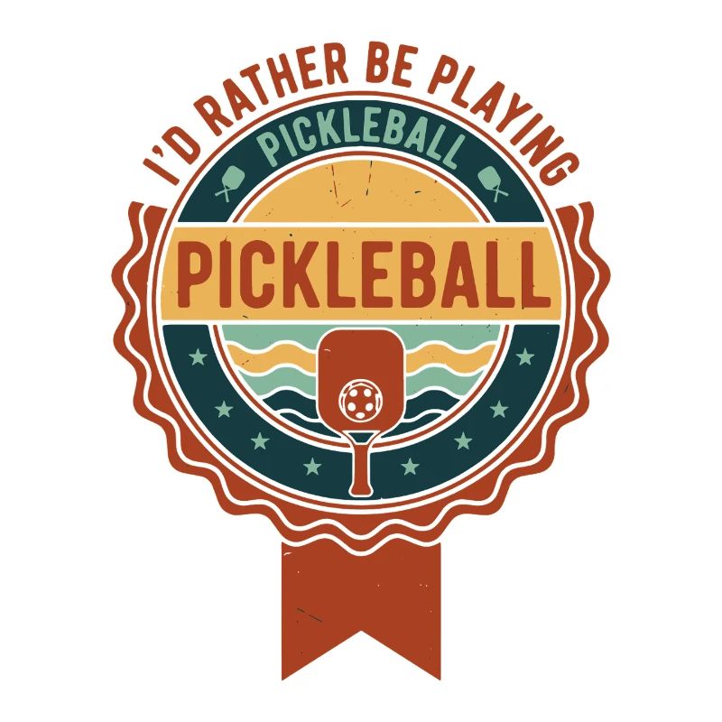 Pickleball Id Rather Be Playing Funny Player Love