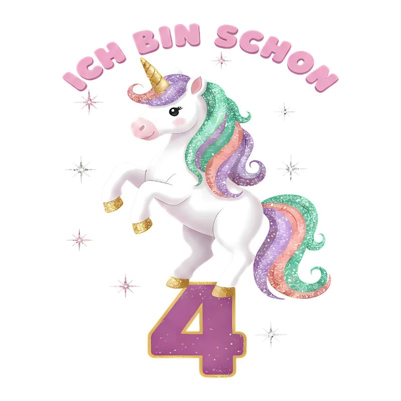 5. Geburtstag Einhorn Mädchen Ich bin schon 5