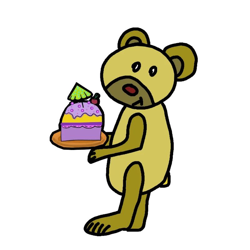 Muffin Bear Teddy Bear Cake Child