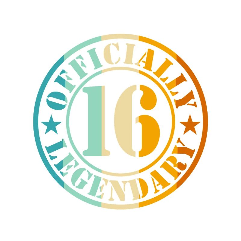 16. Geburtstag Junge Mädchen Legende Level 16