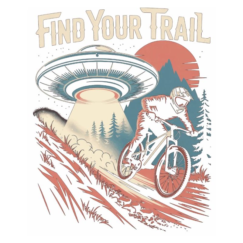 VTT, Descente, Action du cyclisme