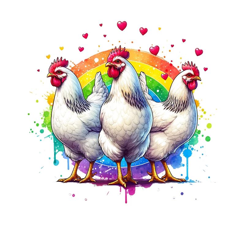 Leghorn Chickens Gift
