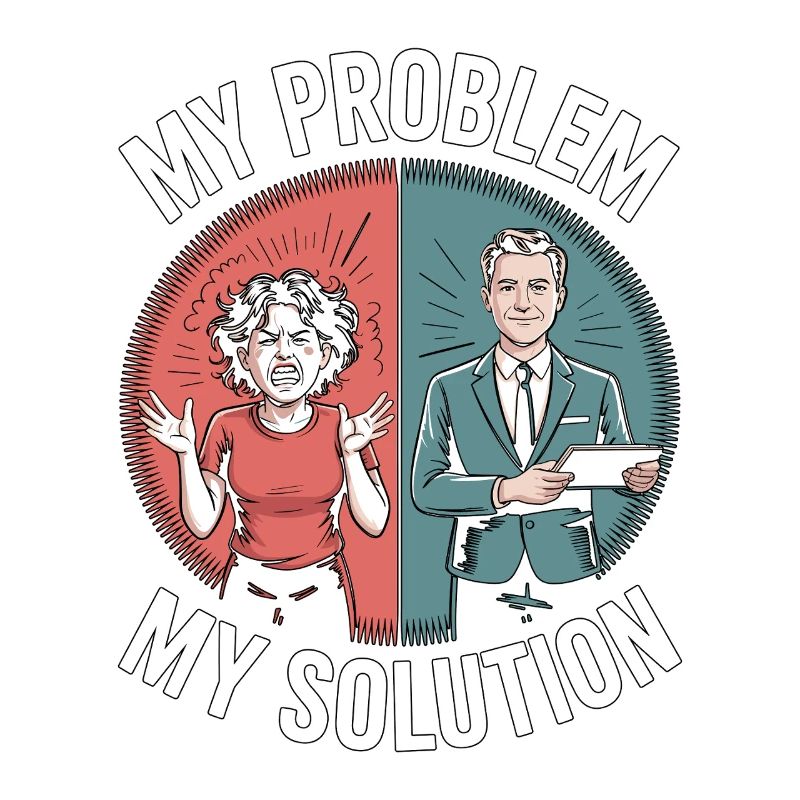 ESL Teacher My Problem My Solution Pictogram Dad