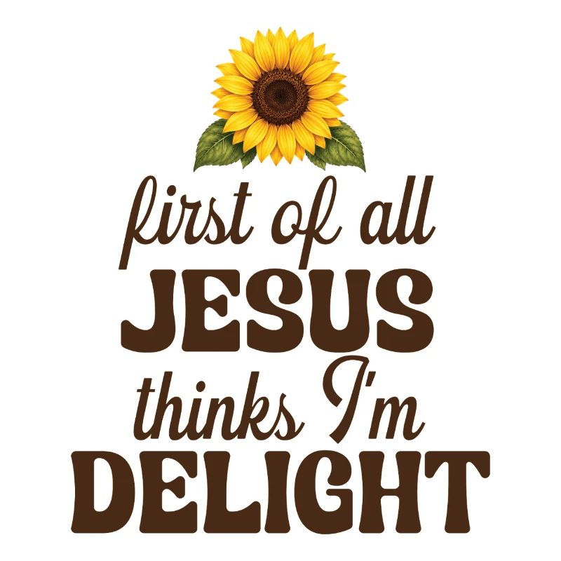 Zunächst einmal denkt Jesus, ich bin eine Freude
