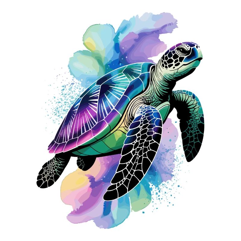 Sea turtle, turtle, water turtle