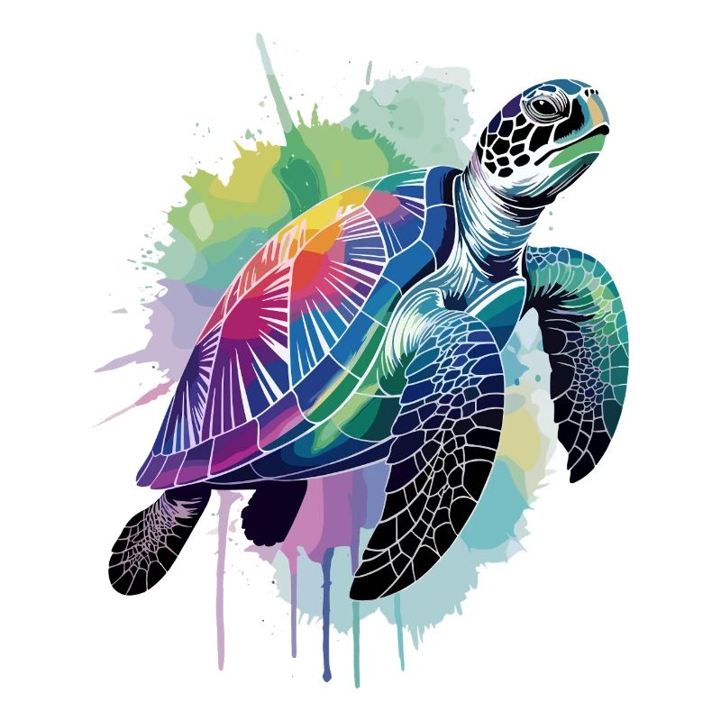 Sea turtle, turtle, water turtle