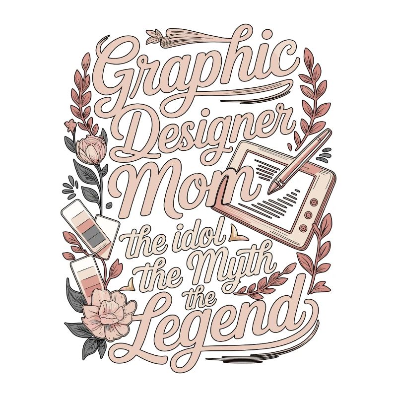 Graphic Designer Mom The Idol Creative Designer