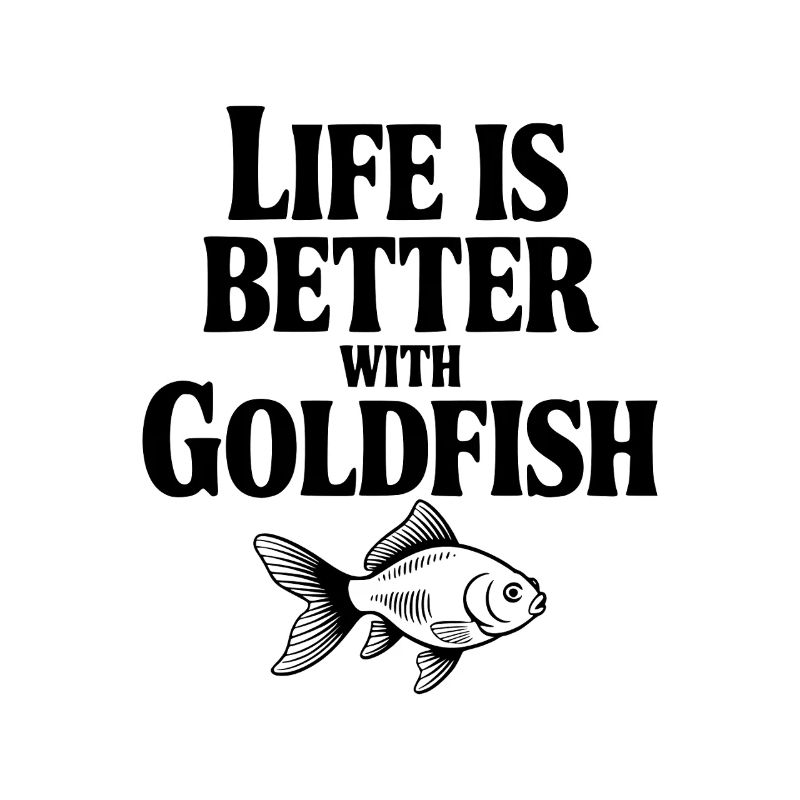 Life is Better with Goldfish