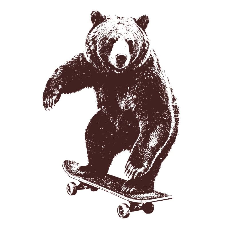Skating Bear