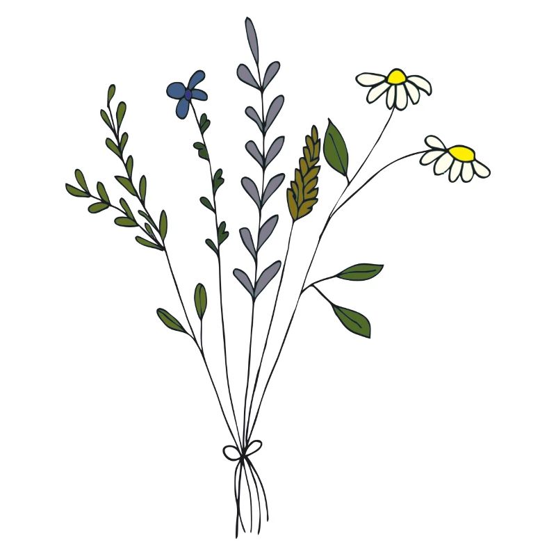 bouquet de prairies fleuries