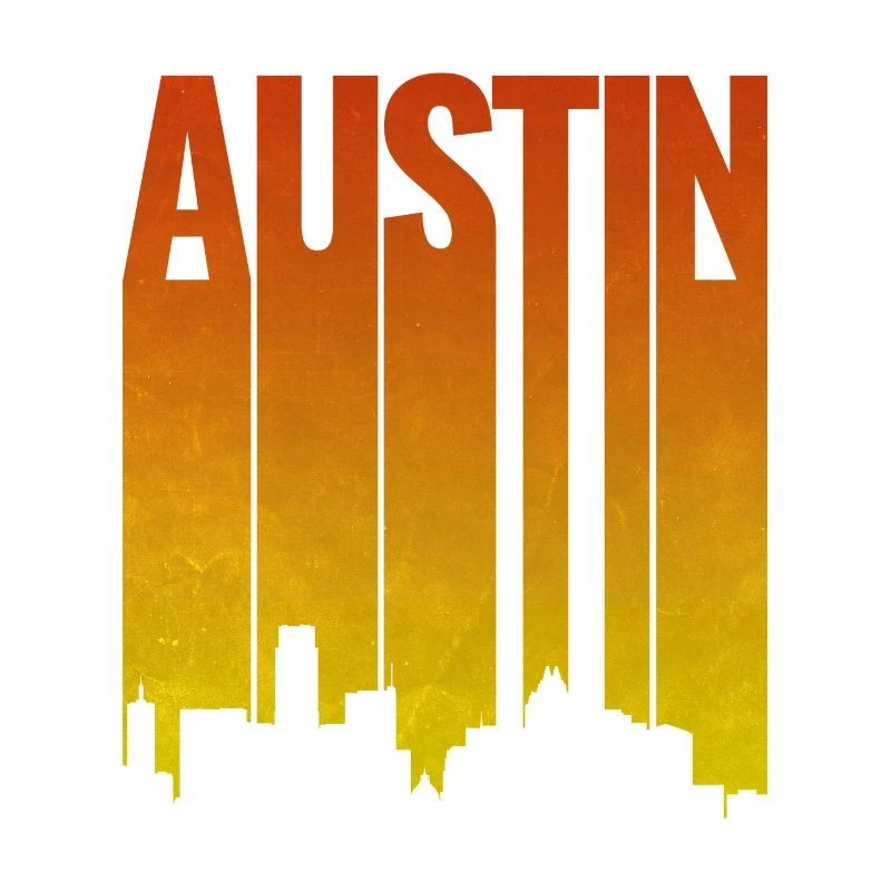 Austin Skyline Abendlicht