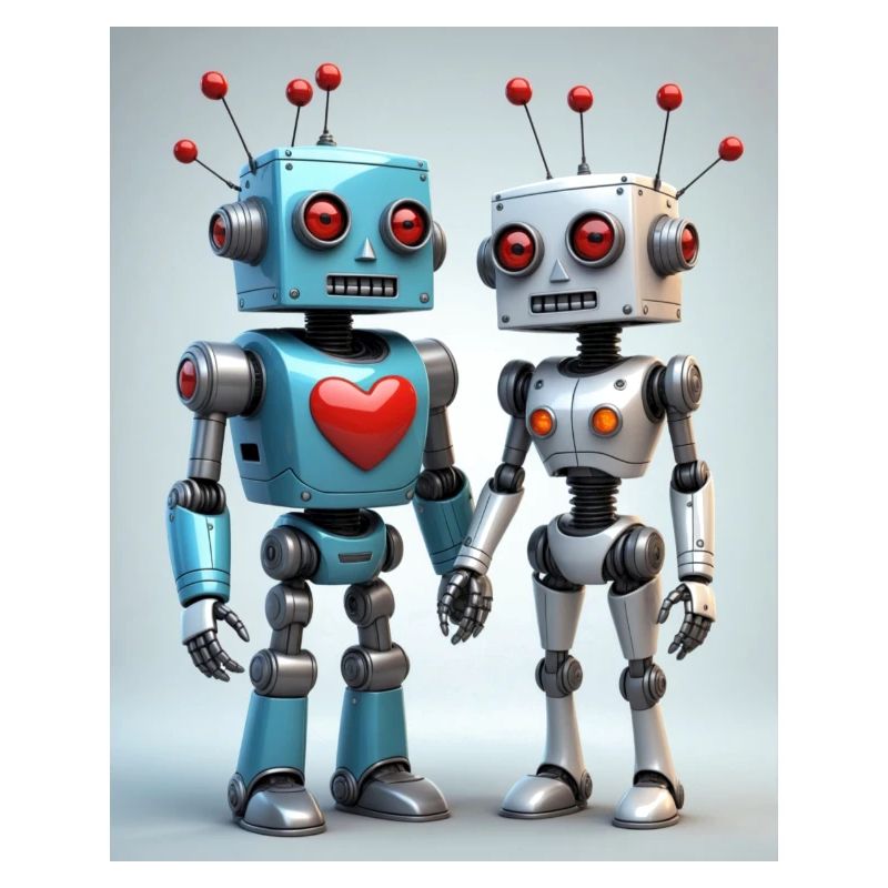 Roboter Pärchen