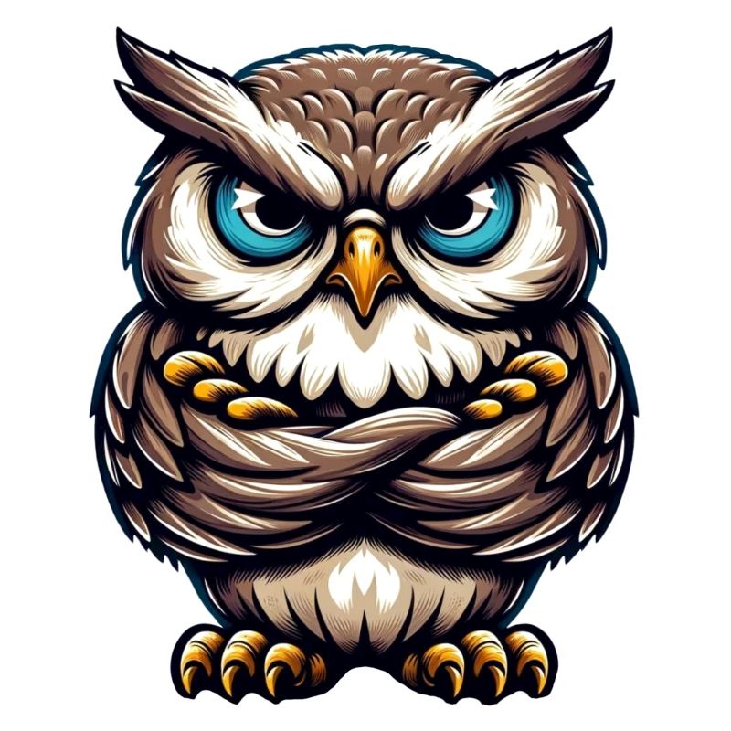 Grumpy Owl