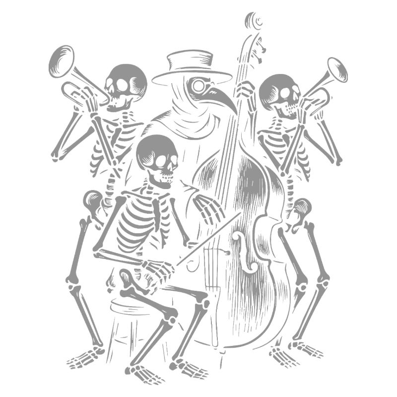 Spooky Skeleton Jazz Ensemble